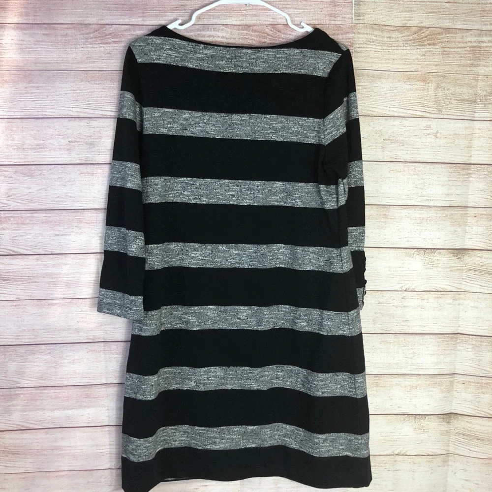 J. Crew Factory Striped Long‎ Sleeve Dress Small